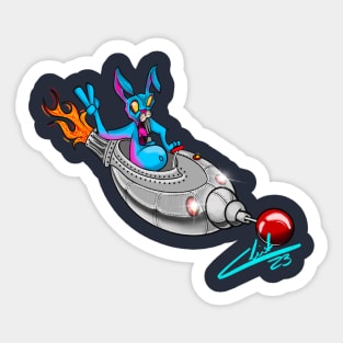 Space Rabbit Sticker